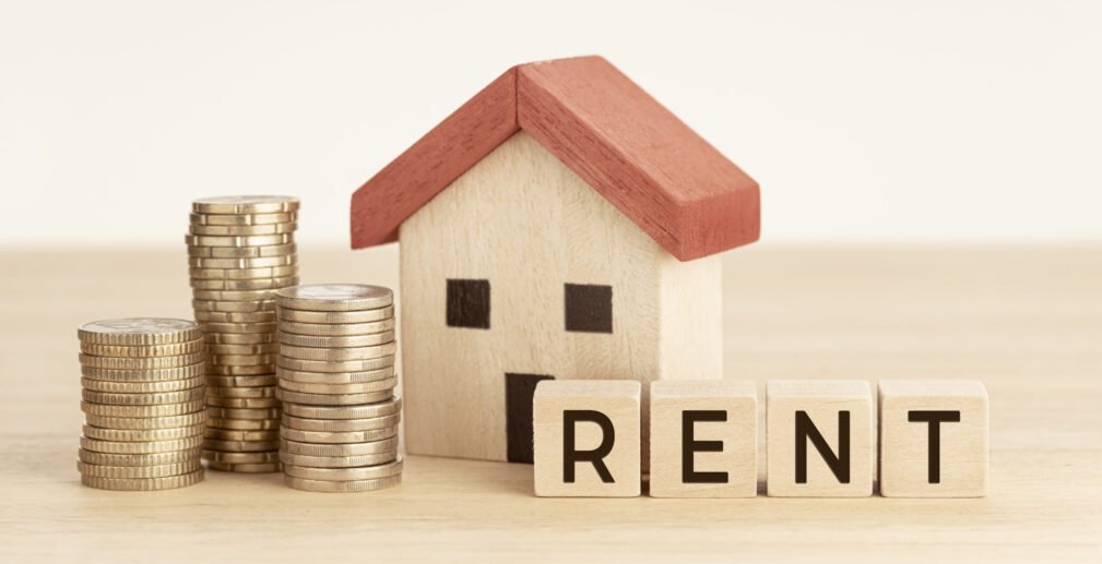 Rent a house concept. Real estate market Rent a house concept. Real estate market