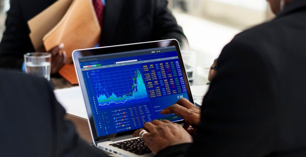 Graphic of investment stock market data analysis business Graphic of investment stock market data analysis business